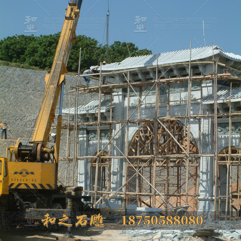 寺廟石雕山門 寺廟石雕山門