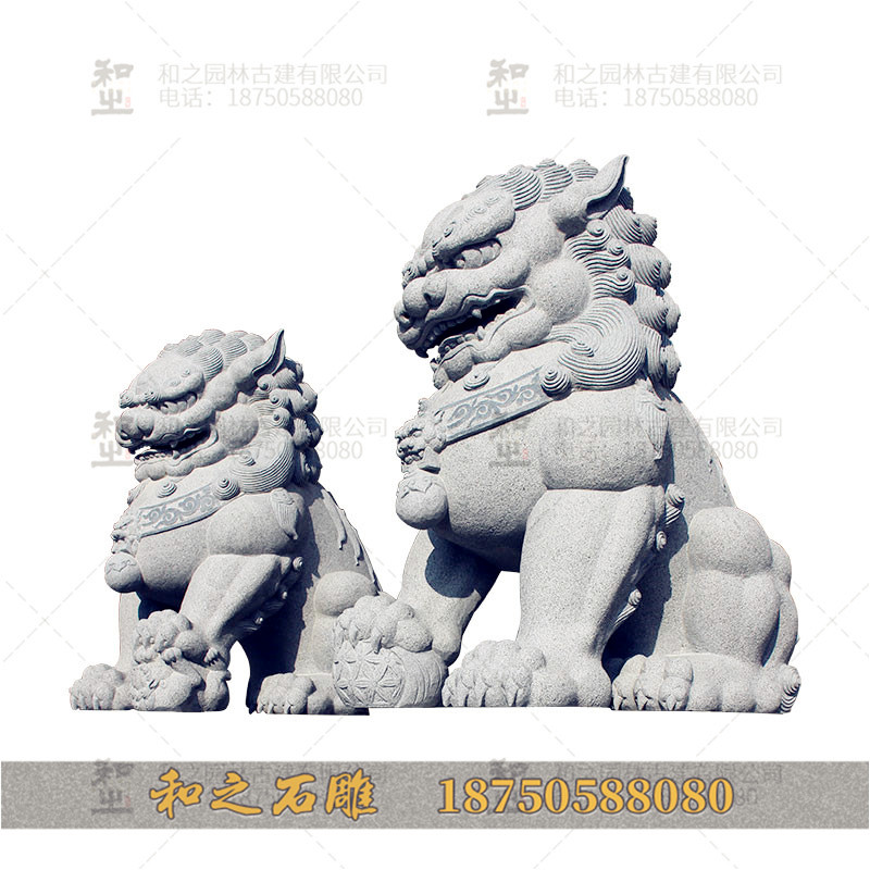 云南石雕獅子