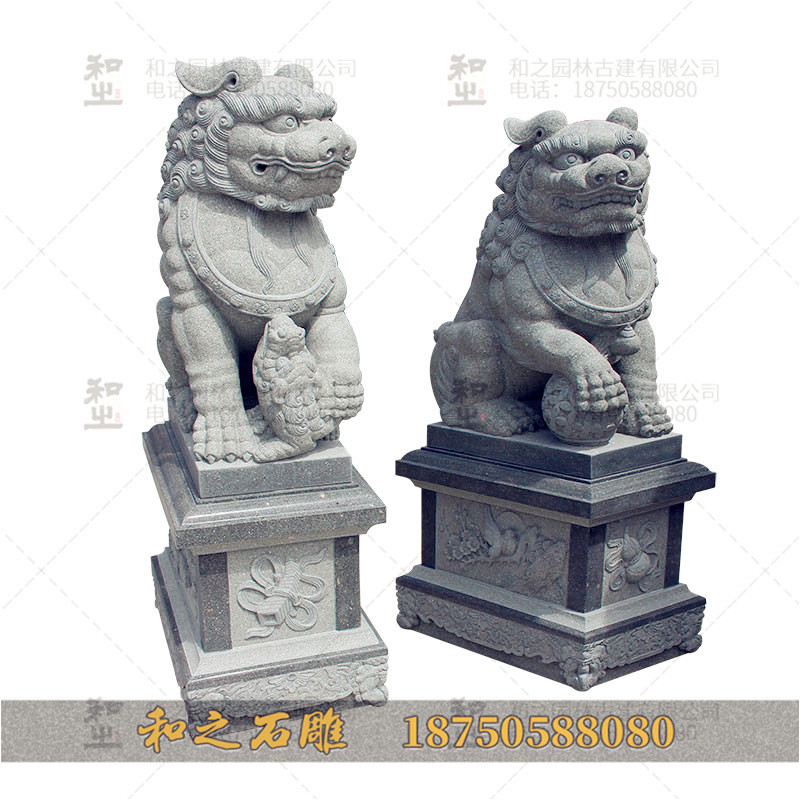巨型獅子石雕