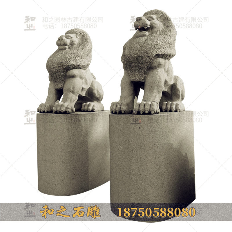 石雕圖片獅子