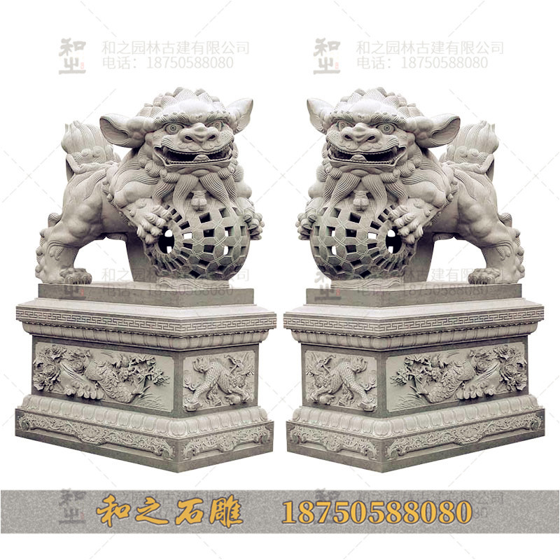 仿古石雕 獅子