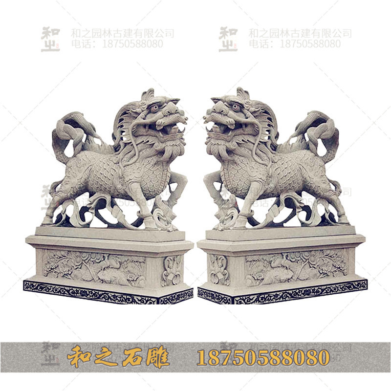 鎮(zhèn)宅石雕獅子