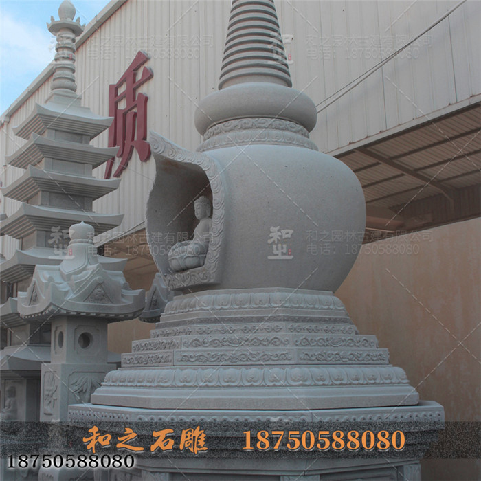 花崗巖石雕塔