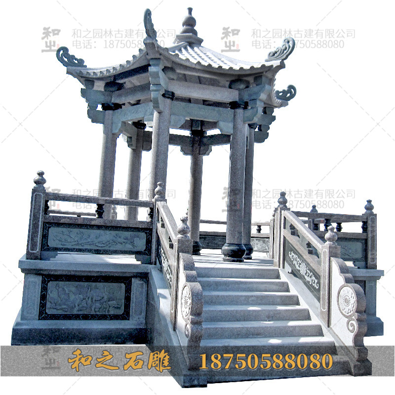 園林石雕涼亭