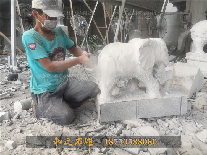 惠安石雕大象廠家