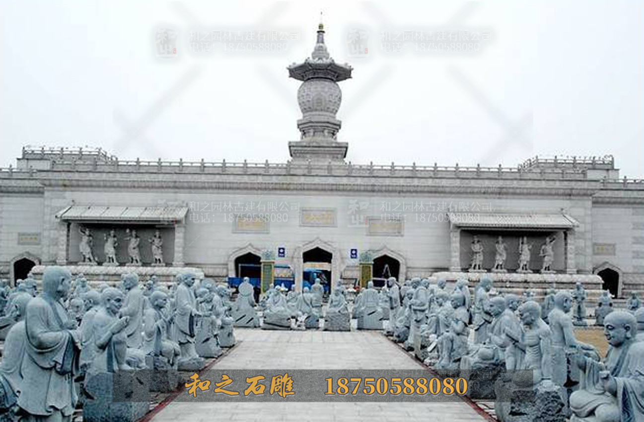 立體圓雕五百羅漢