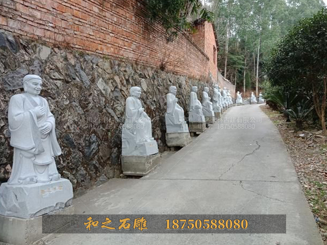 寺院五百羅漢石雕
