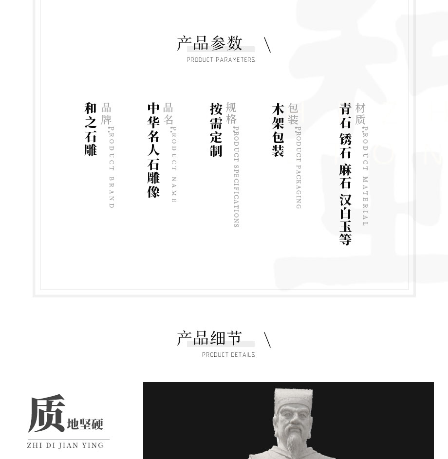 中華名人石雕