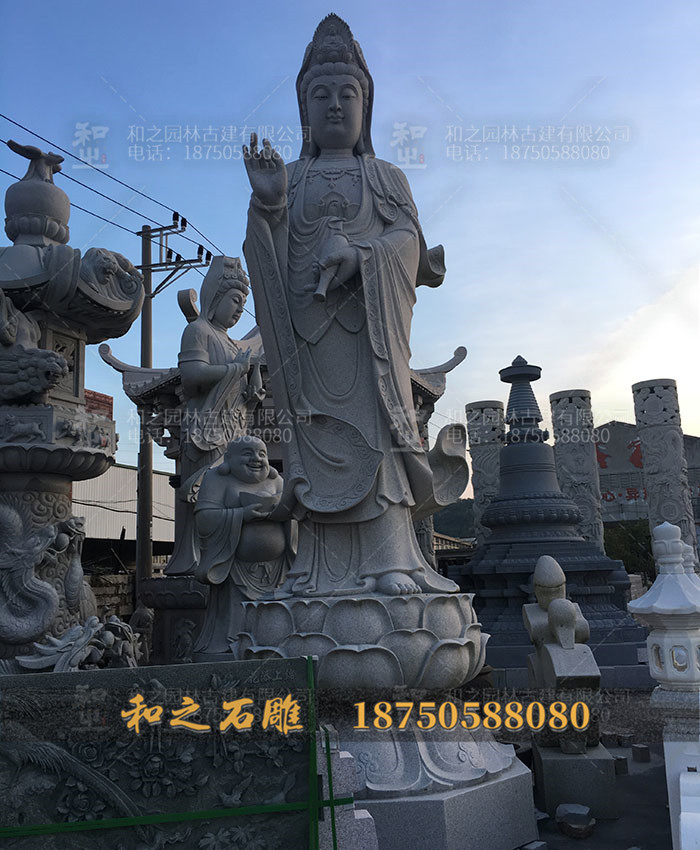 惠安滴水觀音石雕像