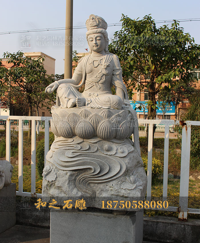 花崗巖菩薩石雕像