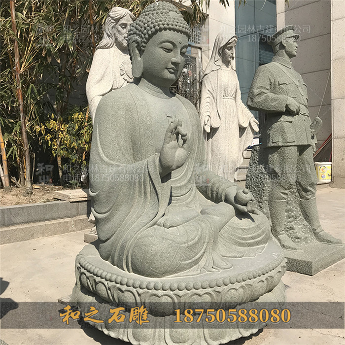 釋迦牟尼佛石雕說法印