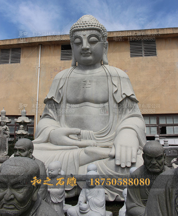 釋迦牟尼佛雕像降魔印