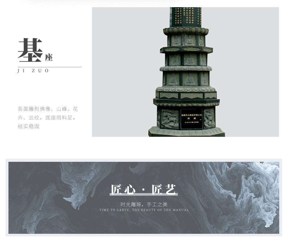寺廟經(jīng)幢石雕
