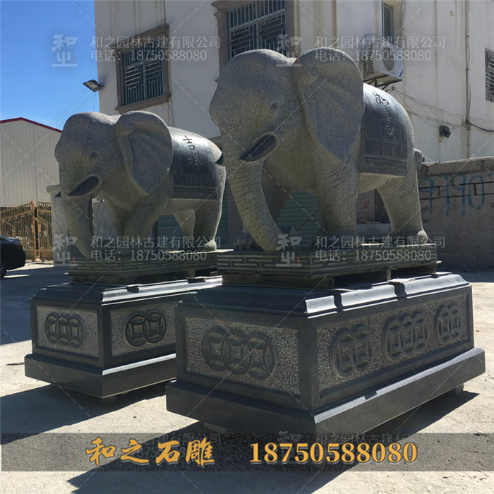 陵園石雕大象