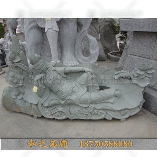 石雕觀音臥像 石雕觀音臥像