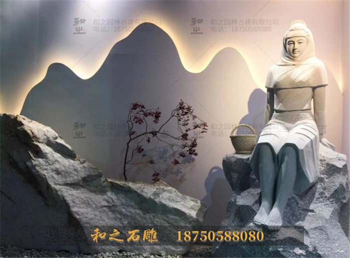 惠安女石雕像