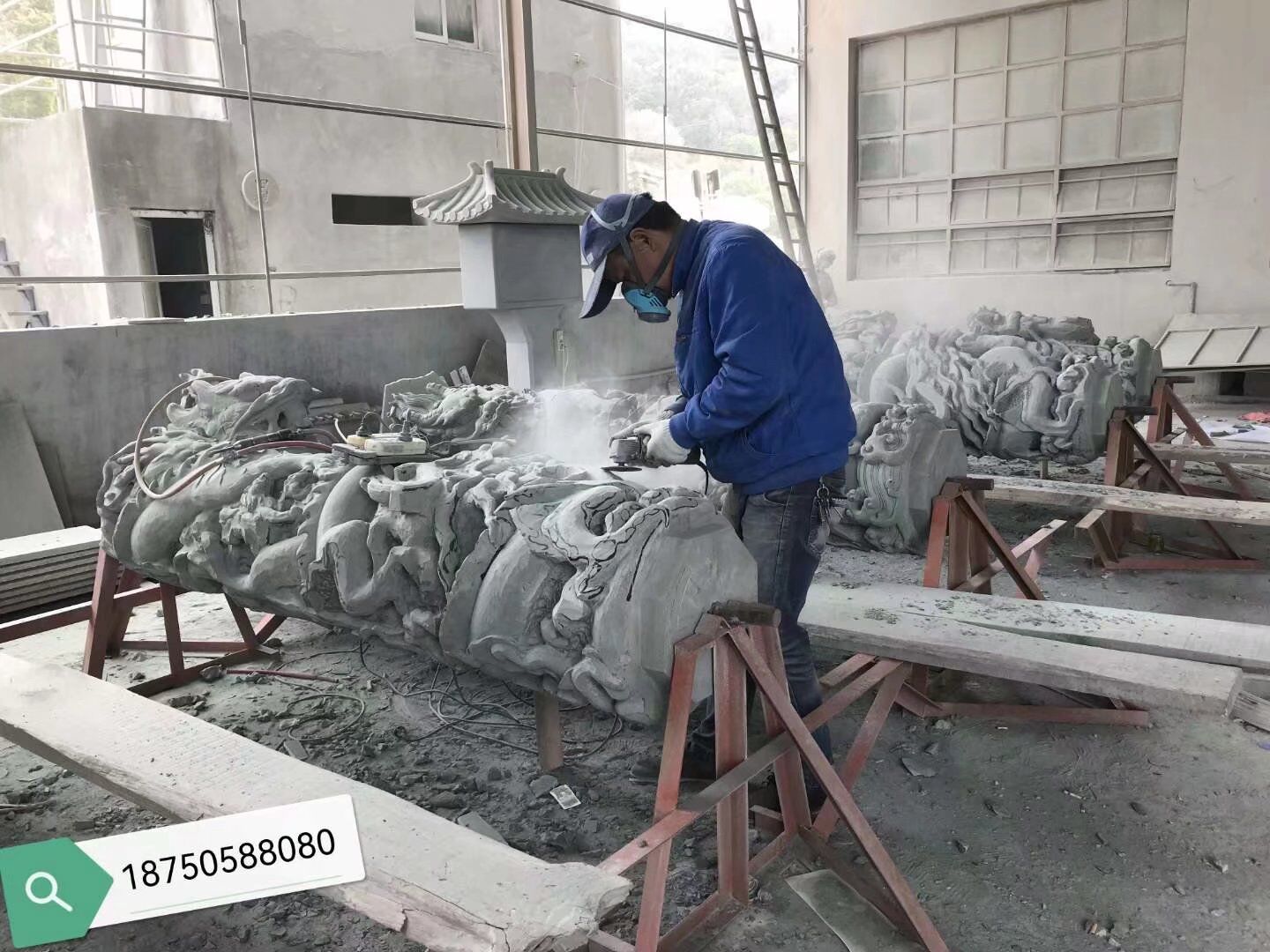 石雕龍柱工廠
