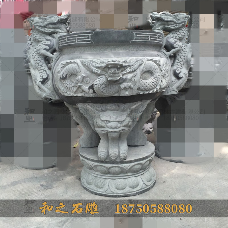 雕龍石雕香爐 雕龍石雕香爐