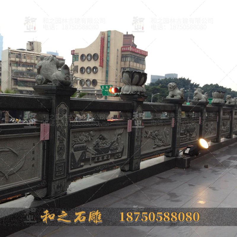 寺院石雕欄桿 寺院石雕欄桿