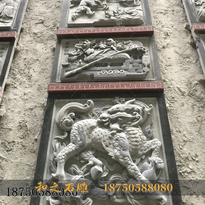 浮雕麒麟壁畫(huà) 浮雕麒麟壁畫(huà)