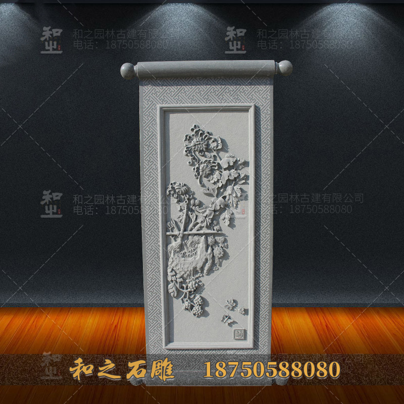 浮雕竹畫