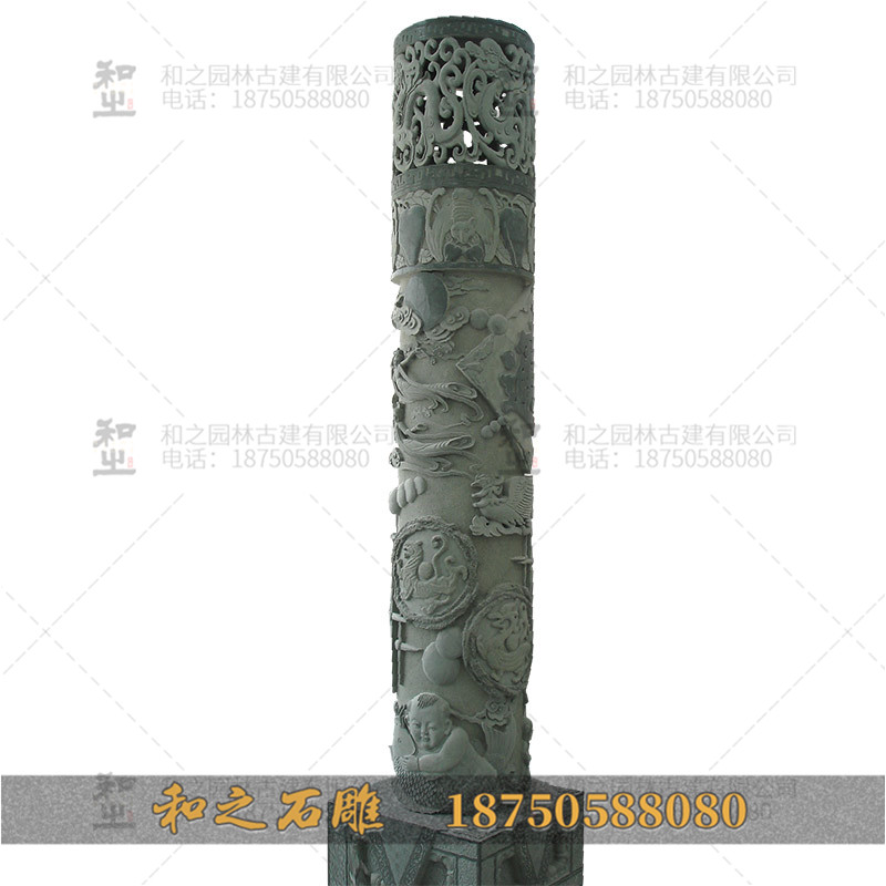 石雕文化柱 石雕文化柱