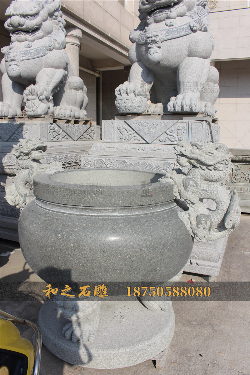 圓形石雕香爐 圓形石雕香爐