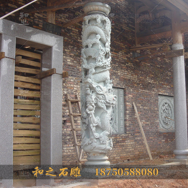 寺廟龍柱 寺廟龍柱