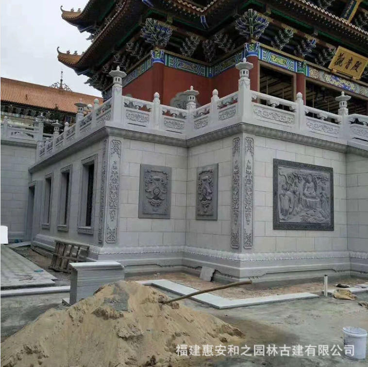寺廟浮雕壁畫墻