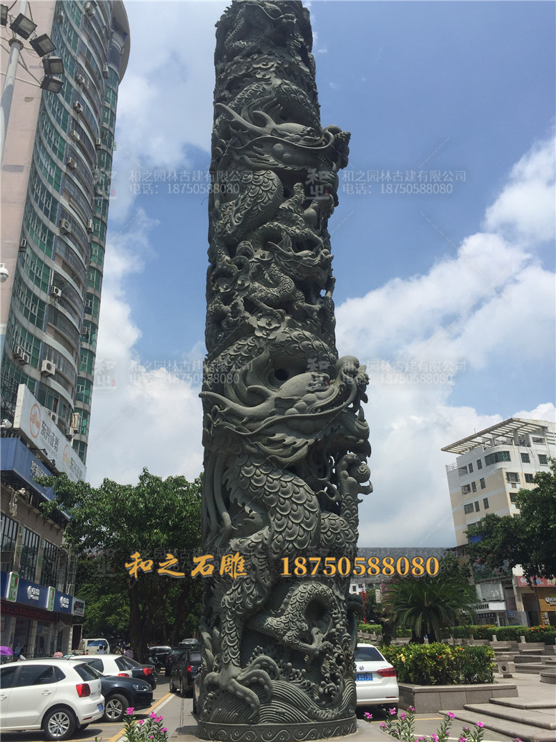 石材龍柱 石材龍柱
