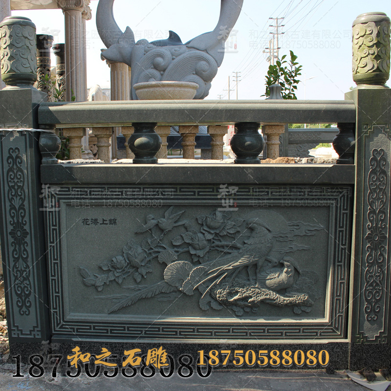 寺廟石雕欄桿